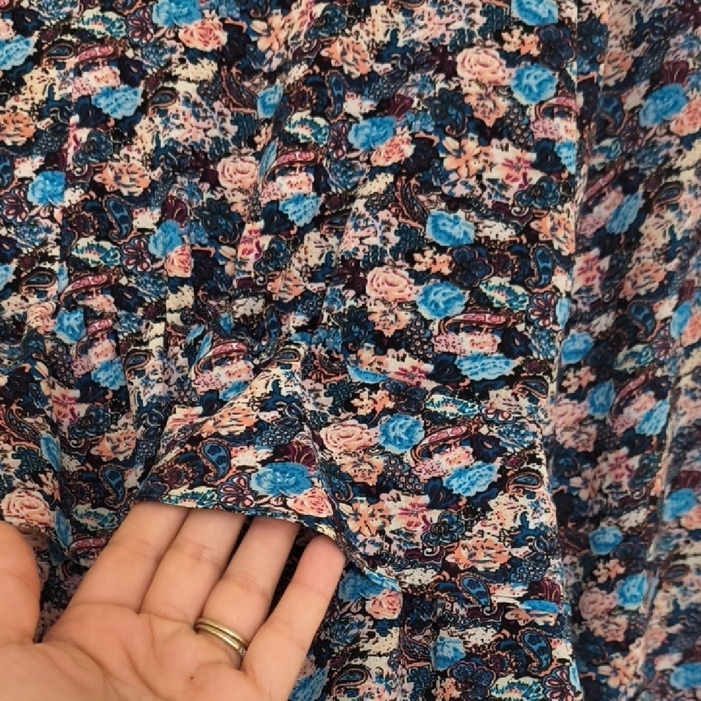 J. Crew Multicolor Floral Long Sleeve Dress - Picture 8 of 14